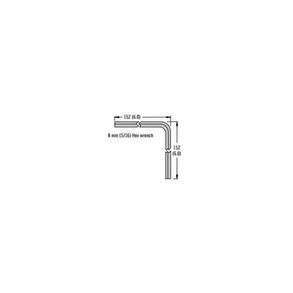 Southco 6" Hex Tool For Roto Lock - S 29-0059-02