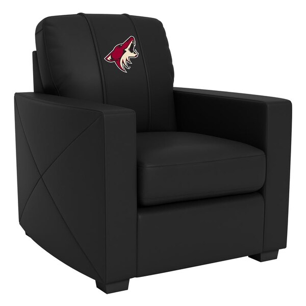 Dreamseat Silver Club Chair with Arizona Coyotes Logo - XZ7759002CHCDBK-PSNHL42020