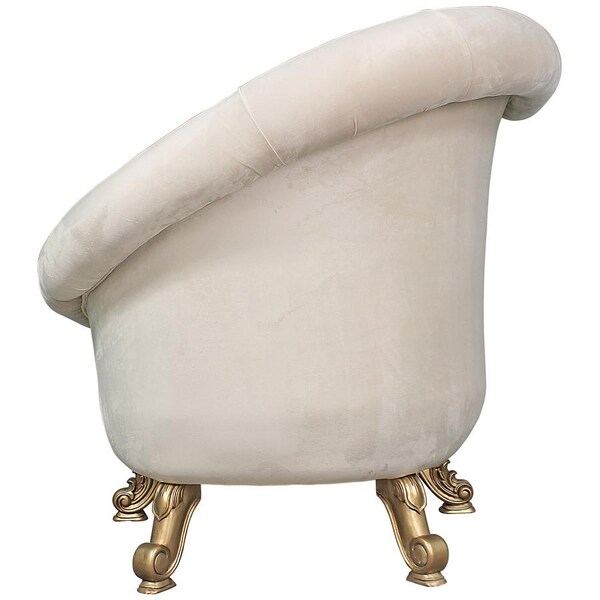 Design Toscano Lombard Art Deco Winged Sofa Chair - AF51652