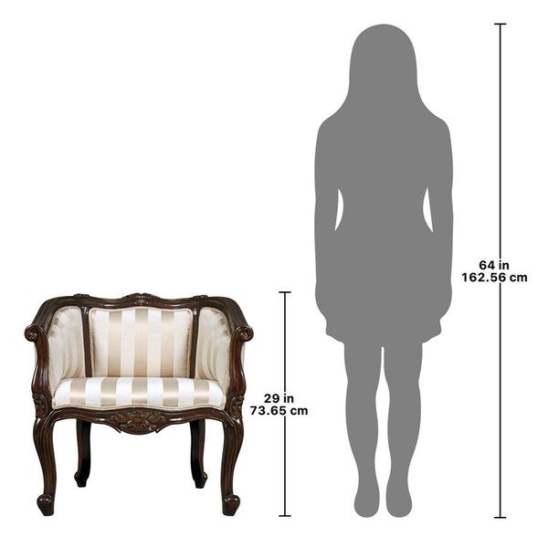 Design Toscano The Marguerite Petite Bergere Chair - AF51851