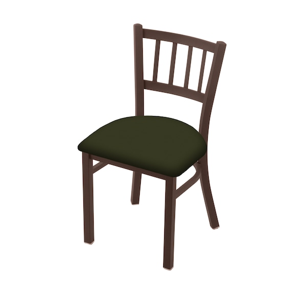 Holland Bar Stool Co 610 Contessa 18" Chair with Bronze Finish and Canter Pine Seat - 61018BZ010