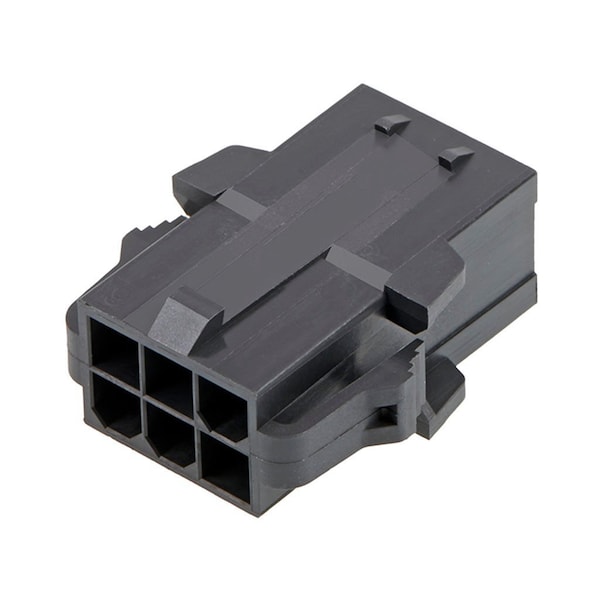Molex Mini-Fit Sigma Plug Housing, 4.20Mm Pitch, Dual Row, Panel Mount, Ul 94V-0 - 1727673014
