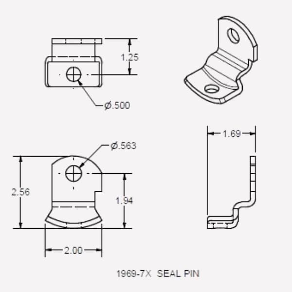 Eberhard Manufacturing Co Handle - EMC 1969-6X ZN