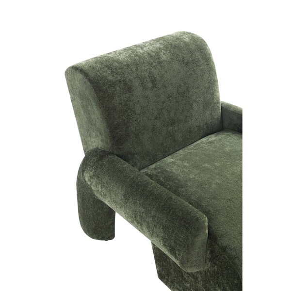 Manhattan Comfort Verandah Accent Chair in Olive Green - AC069-OG