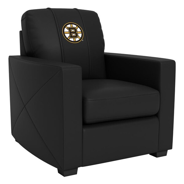 Dreamseat Silver Club Chair with Boston Bruins Logo - XZ7759002CHCDBK-PSNHL40020