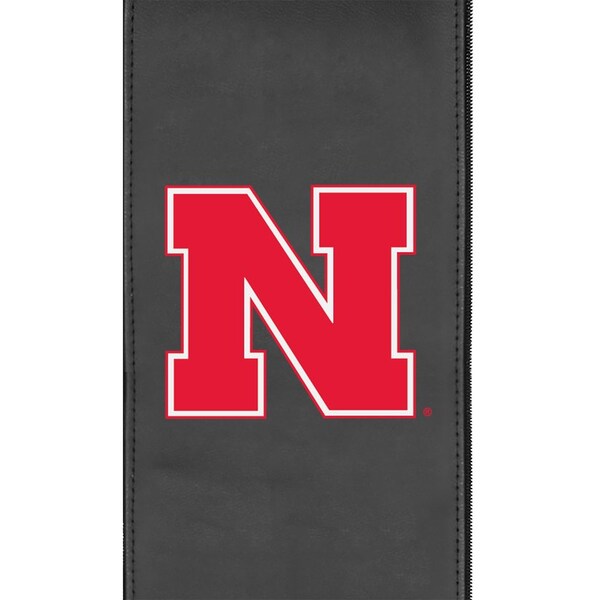 Dreamseat Silver Club Chair with Nebraska Cornhuskers Primary Logo - XZ7759002CHCDBK-PSCOL13205