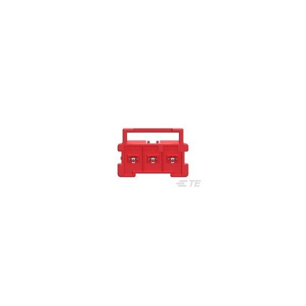 Te Connectivity Rectangular Power Connector, 3 Contact(S), Male, Solder Terminal, Receptacle - 2-1969688-3