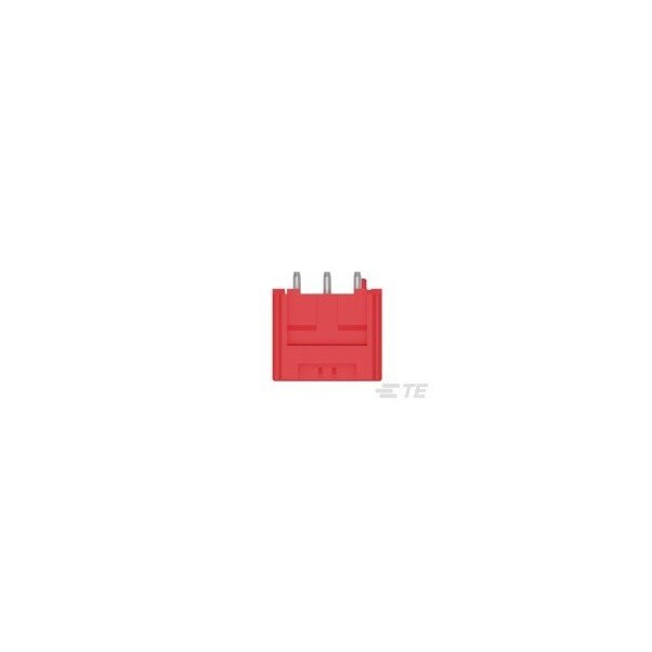 Te Connectivity Rectangular Power Connector, 3 Contact(S), Male, Solder Terminal, Receptacle - 2-1969688-3