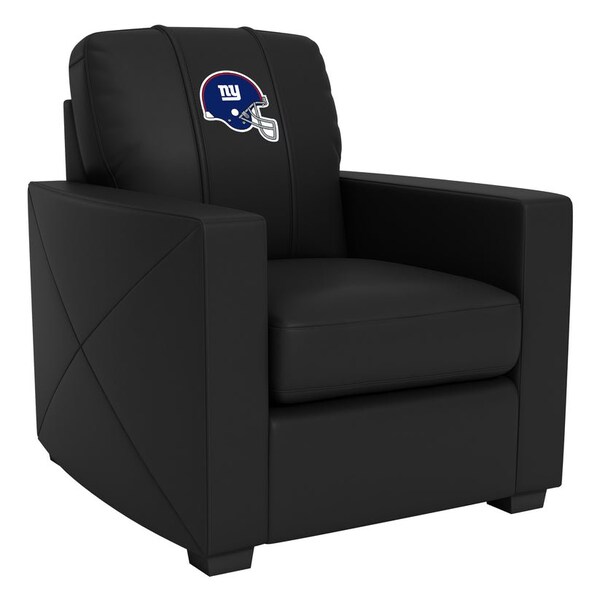 Dreamseat Silver Club Chair with New York Giants Helmet Logo - XZ7759002CHCDBK-PSNFL21012