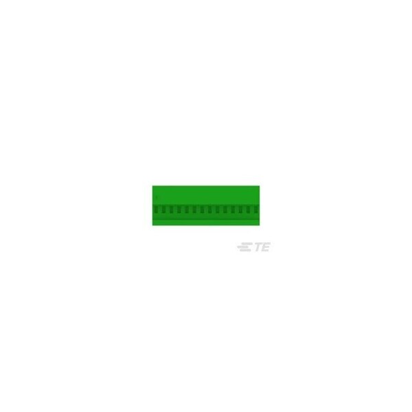 Te Connectivity Headers & Wire Housings 14P C/E 28Awg W/O Tab W/Green Stripe - 4-640443-4