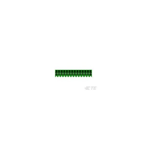 Te Connectivity Headers & Wire Housings 14P C/E 28Awg W/O Tab W/Green Stripe - 4-640443-4