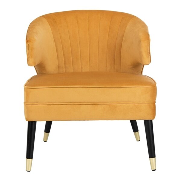 Safavieh Stazia Wingback Accent Chair, Marigold & Black - ACH4502A