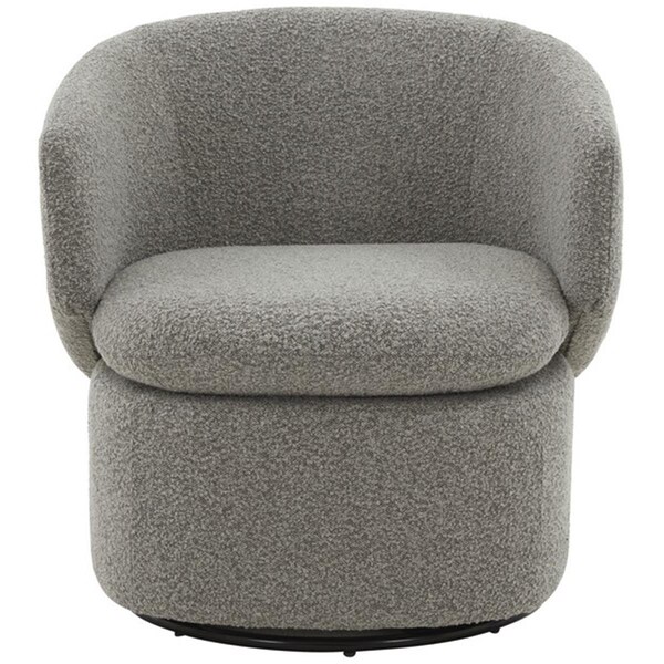 Safavieh Phyllis Boucle Swivel Chair, Grey - SFV4816C