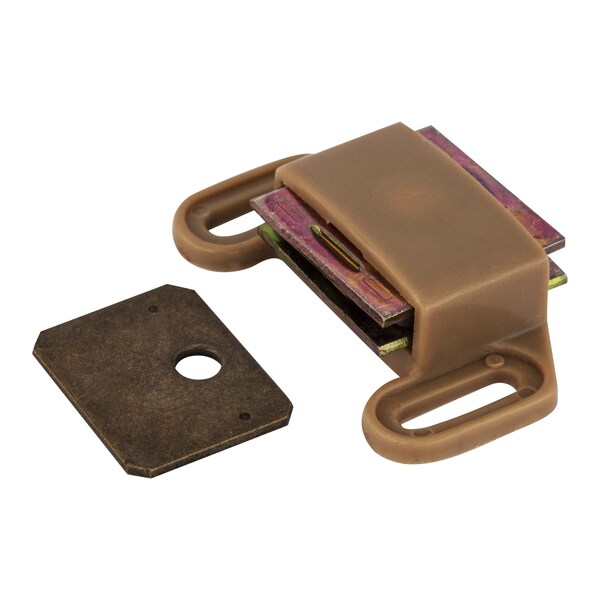 Amerock Tan Plastic Magnetic Latch For Drawers, Doors And Cabinets, 20PK - TWN3473PT