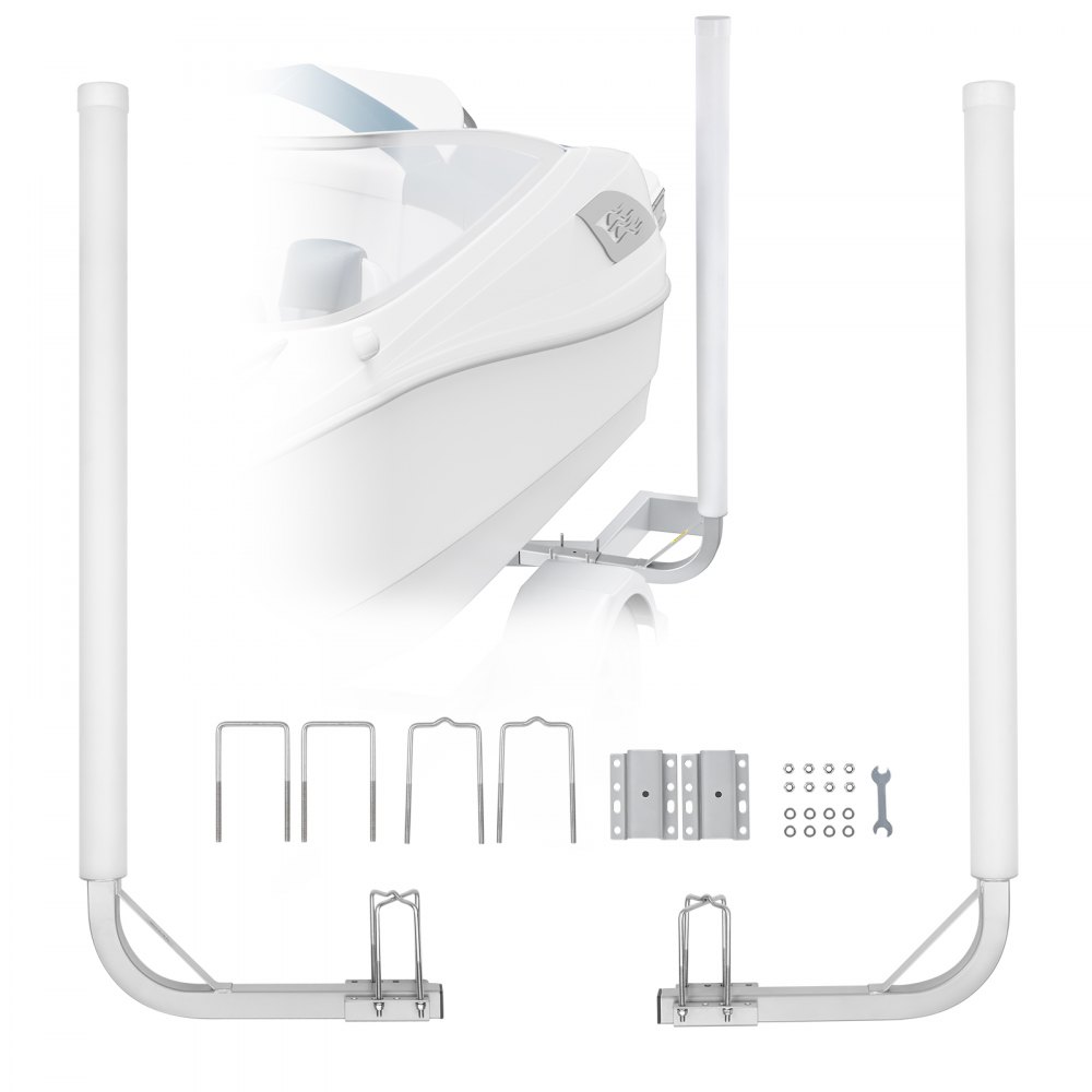VEVOR Marine Trailer Guide Set, 48'' Flexibly Adjustable Poles, Pair of Steel Supports with PVC Coating, Ideal for Ski, Fishing, and Sailboat Transport, 2024 - CTCDGDLX48YCKI0L1V0