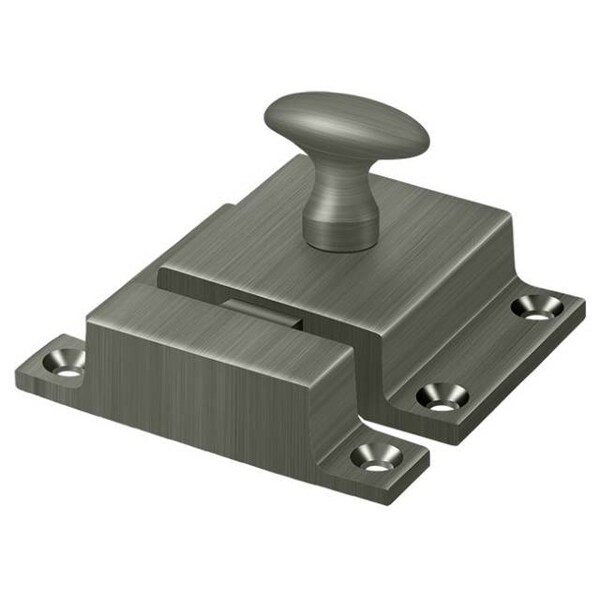 Deltana Cabinet Lock, 1-3/5" X 2-3/10" Antique Nickel - CL1580U15A