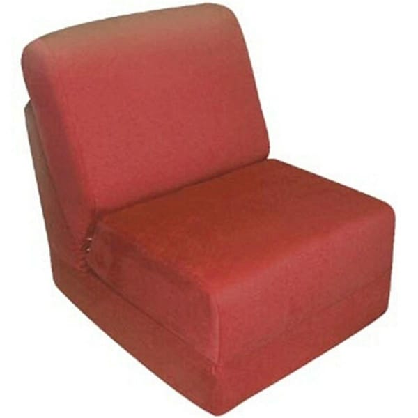 Fun Furnishings Red Micro Suede Teen Chair - 50232