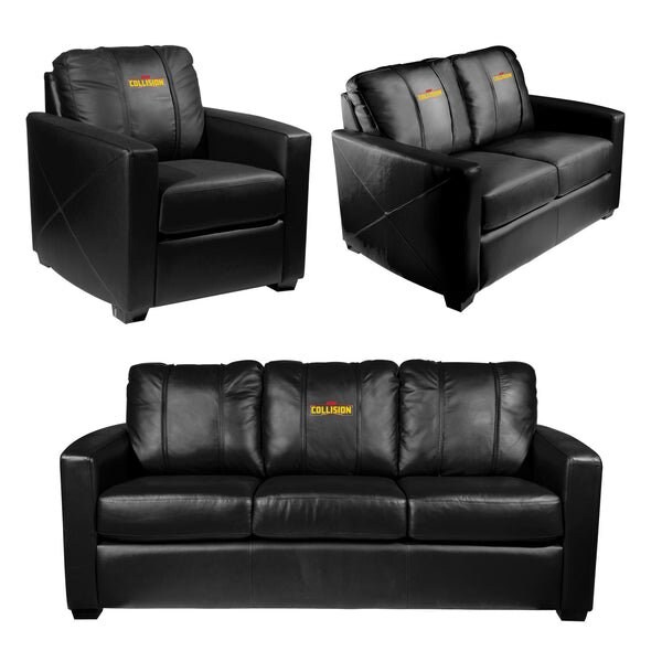 Dreamseat Dyno Stationary Club Chair with All Elite Wrestling Collision Color Logo - XZ283SSASDCC-PSAEW0001