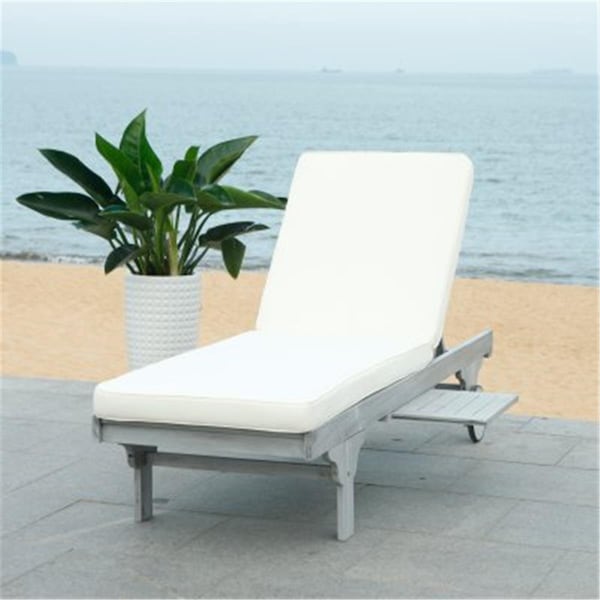 Safavieh Newport Lounge Chair - Grey & White - PAT7022H