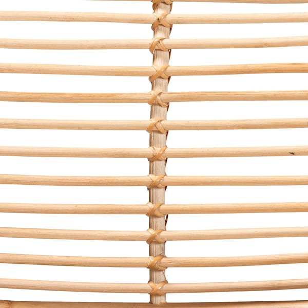 Bali & Pari Seminyak Modern Bohemian Natural Rattan Lounge Chair - 235-13344-ZORO