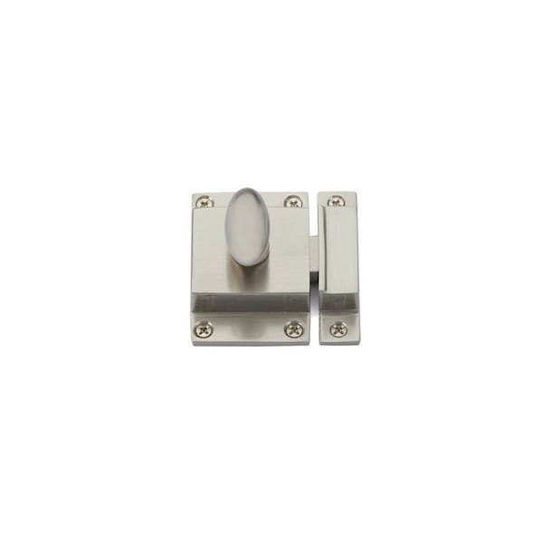 Patioplus 2.25 x 2 in. Insatin Cabinet Latch, Satin Nickel - PA2667492