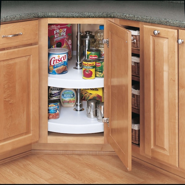 Rev-A-Shelf Polypropylene, White, 28 in W, 26 in H, 28 in D, 28 in L, White - 6072-28-11-52