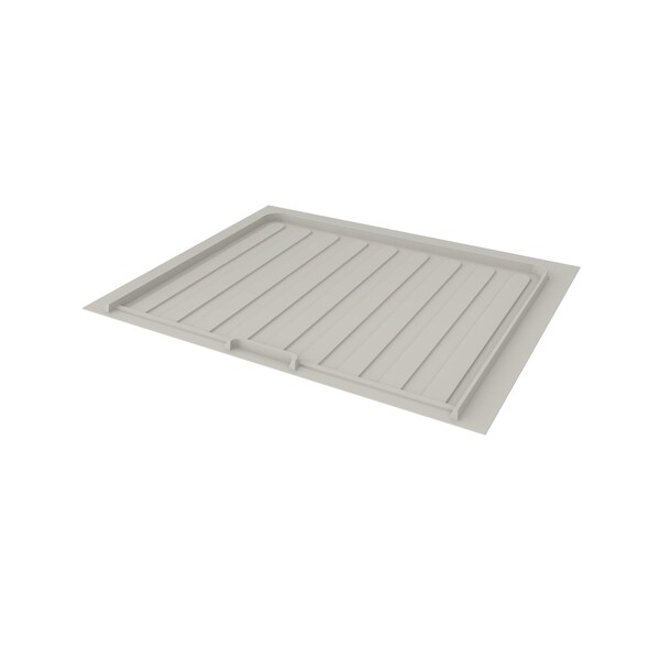 Rev-A-Shelf Thermoplastic (TPE), Gray, 28.5 in W, 0.75 in H, 28.5 in L, Gray - SBDTF-2730-14-1