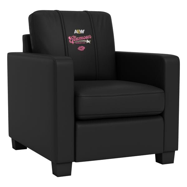 Dreamseat Dyno Stationary Club Chair with AEW Mariah May Glamour Logo - XZ283SSASDCC-PSAEW0013