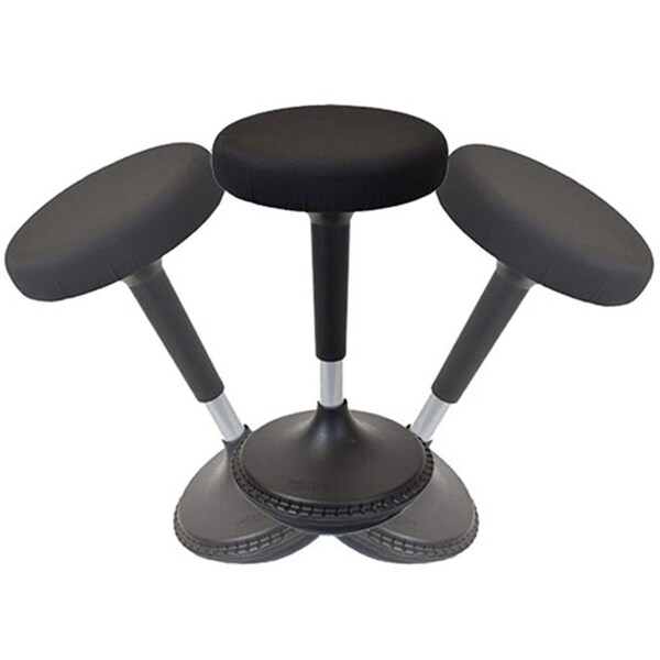 Gfancy Fixtures Black Tall Swivel Active Balance Chair - GF3091995