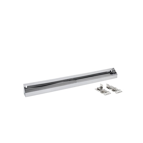 Rev-A-Shelf Stainless Steel, Silver, 31 in W, 3 in H, 2.13 in D, 2.13 in L, Silver - 6581-31-52