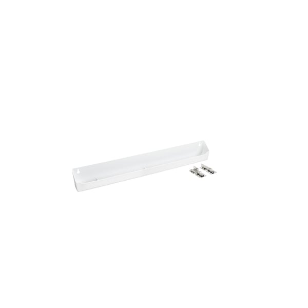 Rev-A-Shelf Polystyrene, White, 24 in W, 3.81 in H, 2.13 in D, 2.13 in L, White - LD-6591-24-11-1