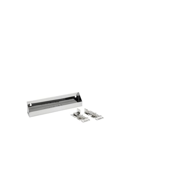 Rev-A-Shelf Stainless Steel, Silver, 13 in W, 3 in H, 2.13 in D, 2.13 in L, Silver - 6581-13-52
