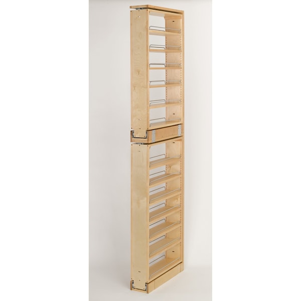 Rev-A-Shelf Maple Wood; Steel, Natural Maple, 6 in W, 38.5 in H, 23 in D - 432-TF39-6C