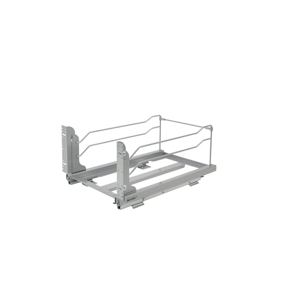 Rev-A-Shelf Steel; Plastic, Metallic Silver, 14.75 in W, 22.88 in H, 22.25 in D - 53WC-2150SCDM-217