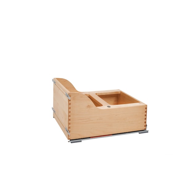 Rev-A-Shelf Maple Wood; Steel; Plastic, Natural Maple, 18 in W, 24.25 in H, 21.75 in D - 4WCSC-2150DM-2