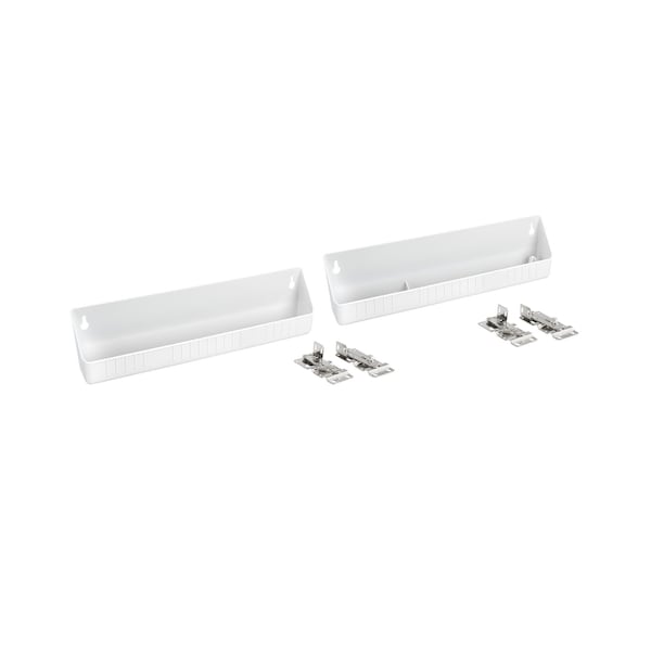 Rev-A-Shelf Polystyrene, White, 14 in W, 3.81 in H, 2.13 in D, 2.13 in L, White - 6572-14-11-52