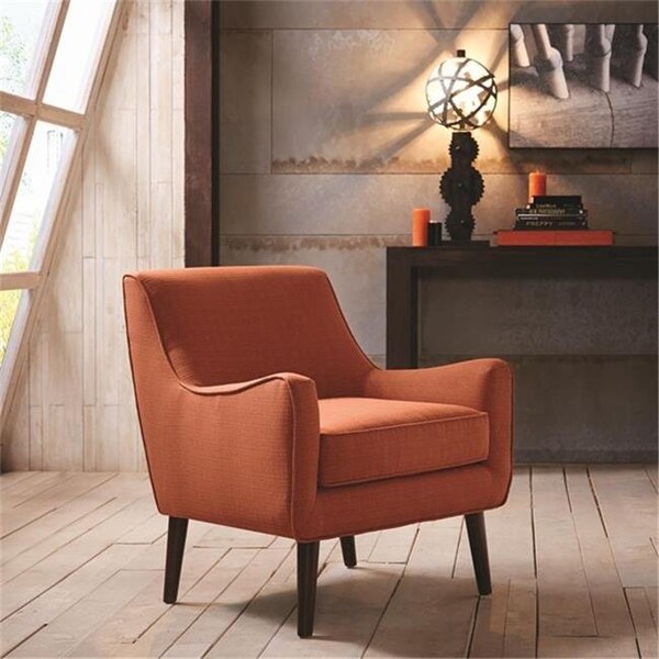 Madison Park Madison Park FPF18-0219 Oxford Mid-Century Accent Chair - Orange - FPF18-0219