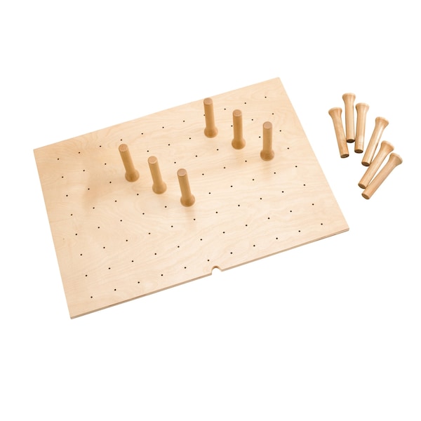 Rev-A-Shelf Drawer Insert, Maple Wood, Natural Maple, 30.25 in W, 6.63 in H, 21.25 in D - 4DPS-3021