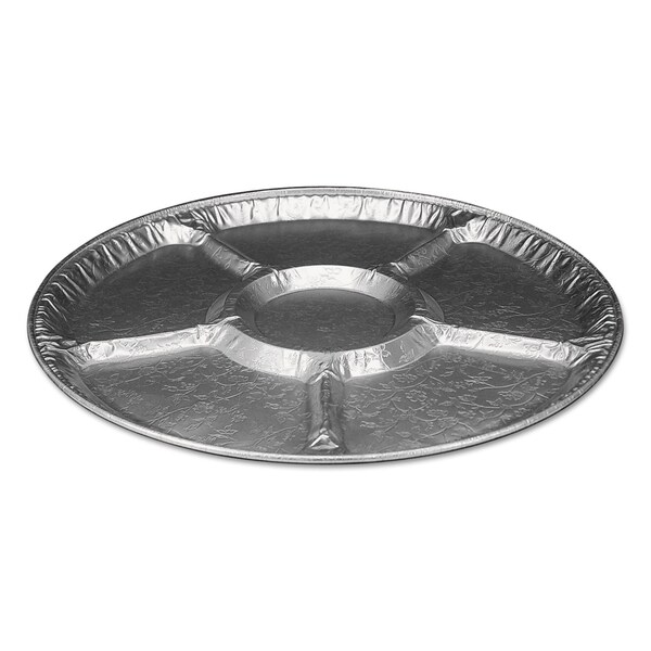 Hfa Aluminum Lazy Susan, 6 Compartments, 18in. Diameter x 0.94in.h, 25PK - HFA 4018100