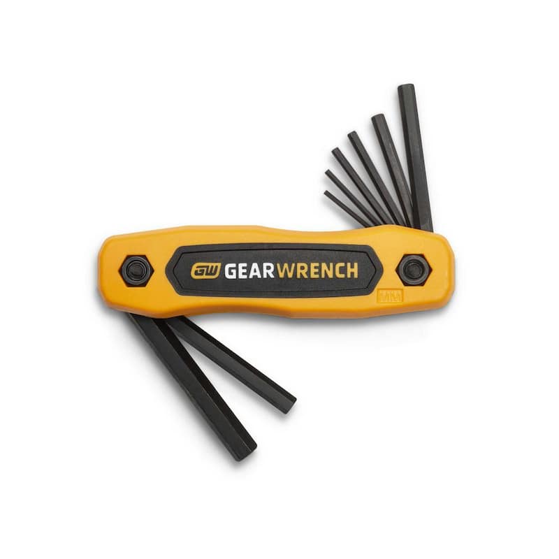 GEARWRENCH Metric Folding Hex Key Set (8-Piece) - 83506