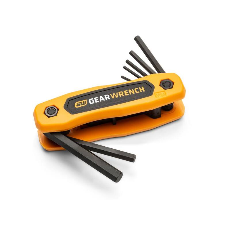 GEARWRENCH Metric Folding Hex Key Set (8-Piece) - 83506