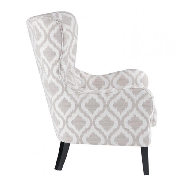 Madison Park Arianna Swoop Wing Chair - MP100-0018