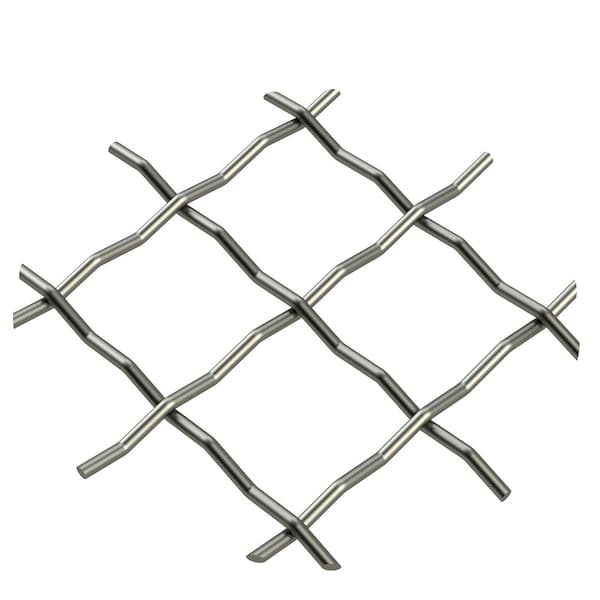 Designs Of Distinction .75" Pressed Single Diamond Decorative Grille - Antique Pewter, 36" W x 48" L Sheet - 013648315CAP1