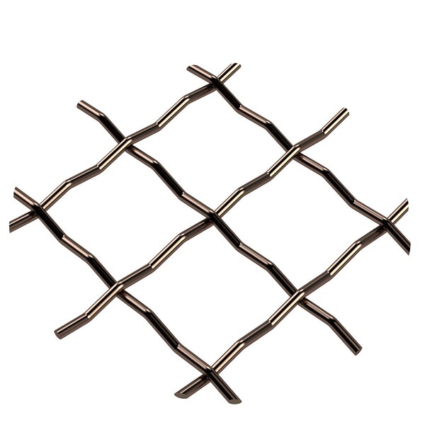 Designs Of Distinction .75" Pressed Single Diamond Decorative Grille - Antique Brass, 18" W x 48" L Sheet - 011848315CAB1