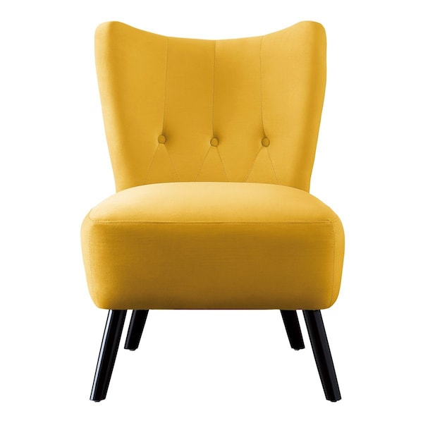 Homelegance Imani Accent Chair, Yellow - 1166YW-1