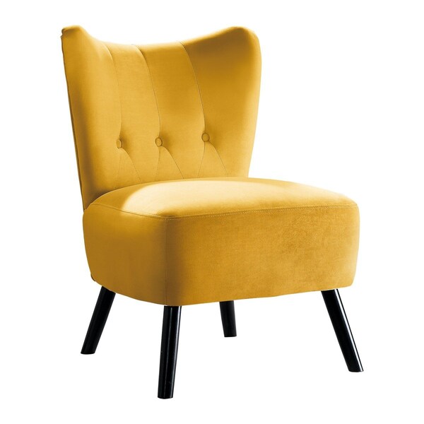 Homelegance Imani Accent Chair, Yellow - 1166YW-1