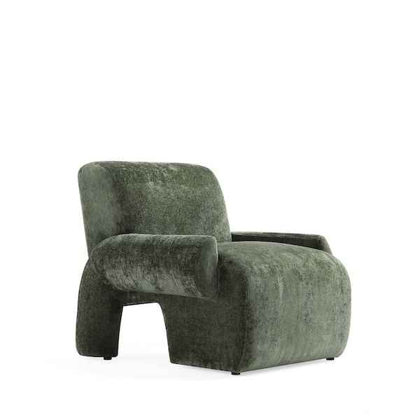 Manhattan Comfort Verandah Accent Chairs in Olive Green, 2PK - 2-AC069-OG