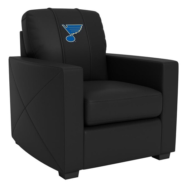 Dreamseat Silver Club Chair with St. Louis Blues Logo - XZ7759002CHCDBK-PSNHL42050