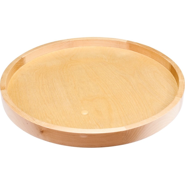 Hardware Resources 28" Round Wood Lazy Susan Shelf with Swivel - LSR28-S