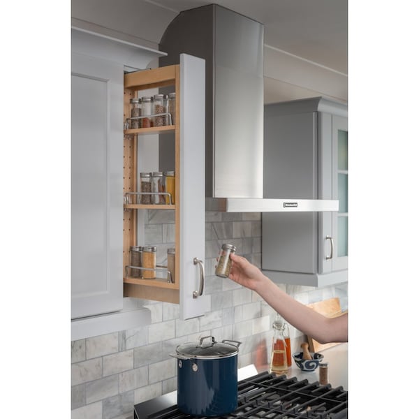 Hardware Resources 6" Wide 30" Tall Upper Wall Cabinet Pullout Filler - WFPO630